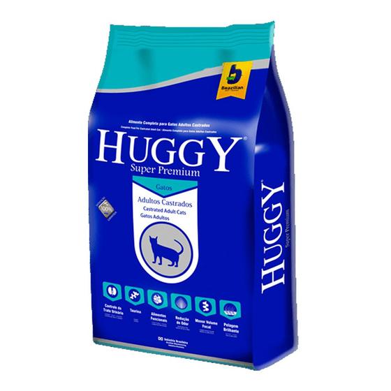 Huggy Cat Ração Huggy para Gatos Castrados Adultos 10,1kg - Outros Pets ...