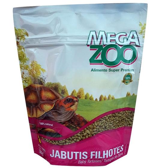 Imagem de Ração Jabuti Filhote Tartaruga Da Terra 200g Terrestre Alimento Super Premium Para Tartarugas Cagados