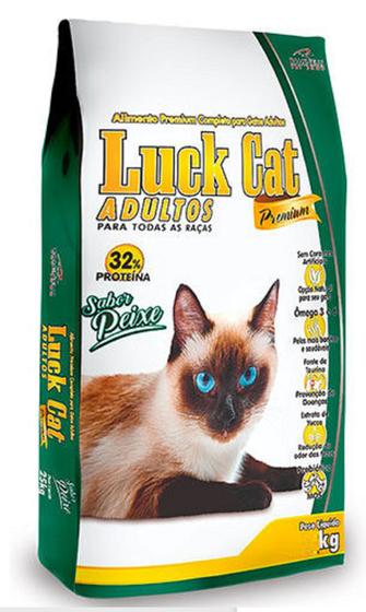 Imagem de Ração Luck Cat Premium Gatos Adultos Peixe 10.1Kg