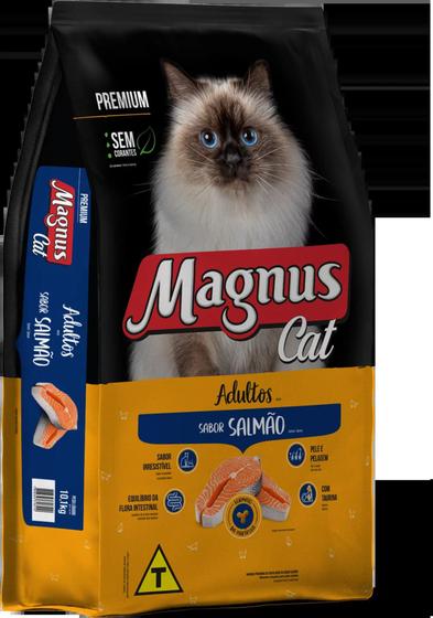 Imagem de Ração Magnus Cat Premium Gatos Adultos Salmão 10,1 kg
