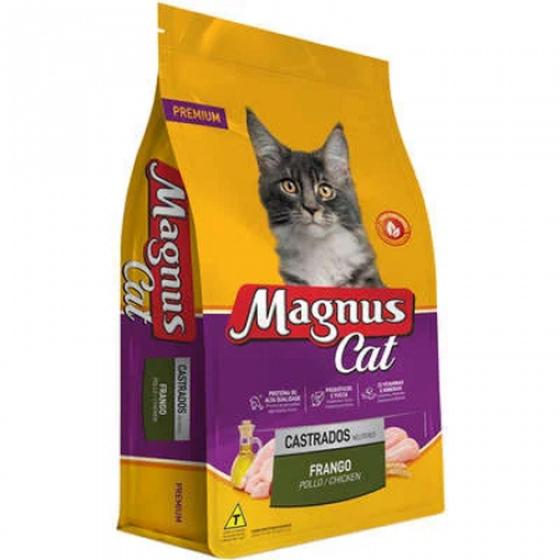 Ração Magnus Cat Salmão para Gatos Adultos Castrados Menor preço em Ração Magnus Cat Salmão para Gatos Adultos Castrados
