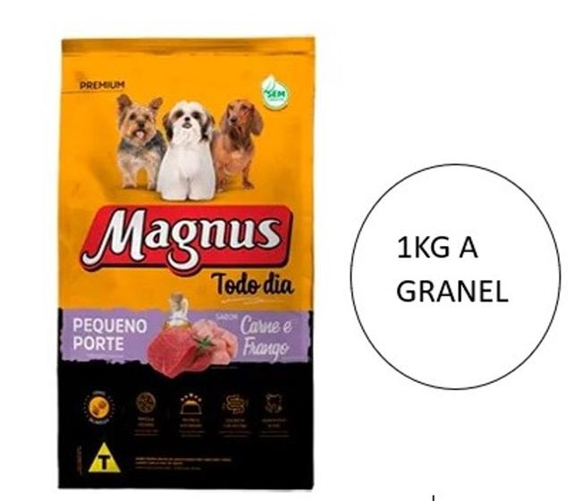 Imagem de Ração Magnus Original para Cães Adultos de Pequeno Porte Sabor Carne 1Kg (A GRANEL)