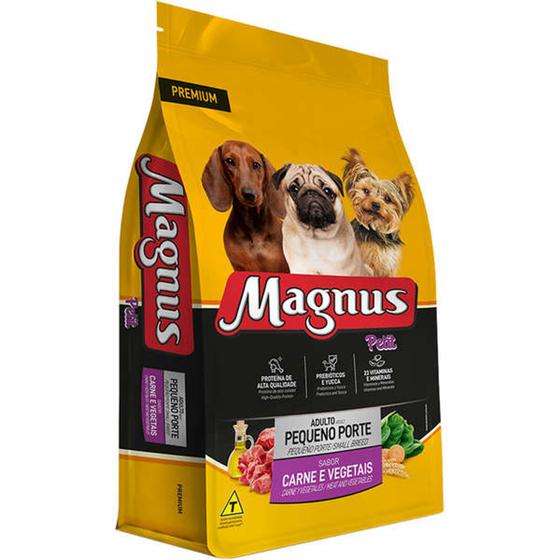 Ração Magnus Petit para Cães Adultos de Raças Pequenas 10,1 kg - 80 Menor preço em Ração Magnus Petit para Cães Adultos de Raças Pequenas 10,1 kg - 80