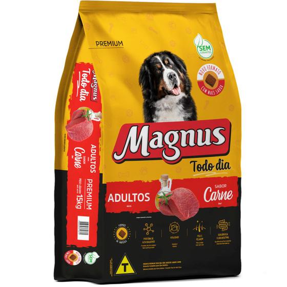 Imagem de Ração Magnus Premium Para Cão Adulto Raça Médias15kg