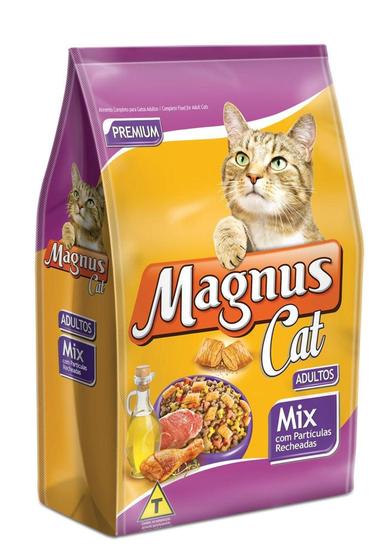 Imagem de Ração Magnus Premium Só Nuggets  com corantes Gatos Adultos - 15Kg