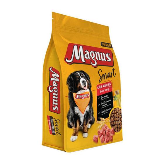 Ração Magnus Smart Cães Adultos Carne - 15Kg Menor preço em Ração Magnus Smart Cães Adultos Carne - 15Kg