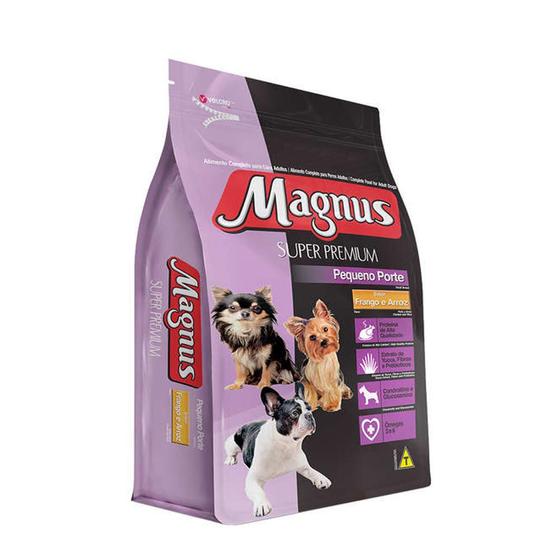 Ração Magnus Super Premium Cães Raças Pequenas Frango/Arroz 10,1Kg Menor preço em Ração Magnus Super Premium Cães Raças Pequenas Frango/Arroz 10,1Kg