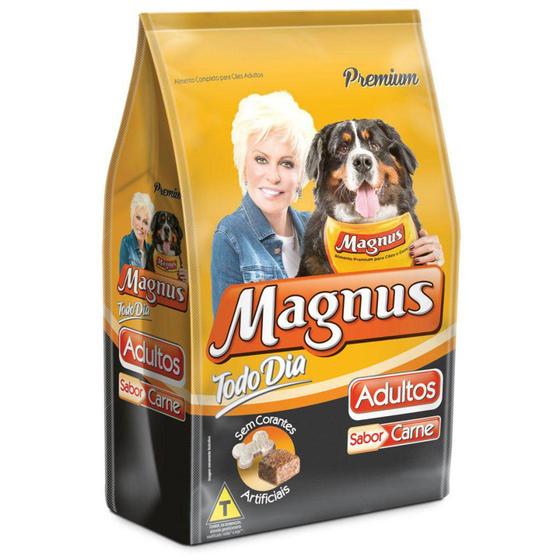 Ração Magnus Todo Dia Adultos Sabor Carne 15 kg Menor preço em Ração Magnus Todo Dia Adultos Sabor Carne 15 kg