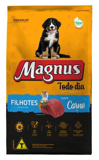 Imagem de Ração Magnus Todo Dia Filhotes Carne 20 kg