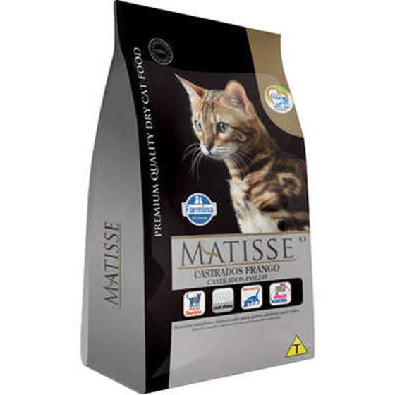 Imagem de Ração Matisse Frango para Gatos Adultos Castrados - 7,5 kg