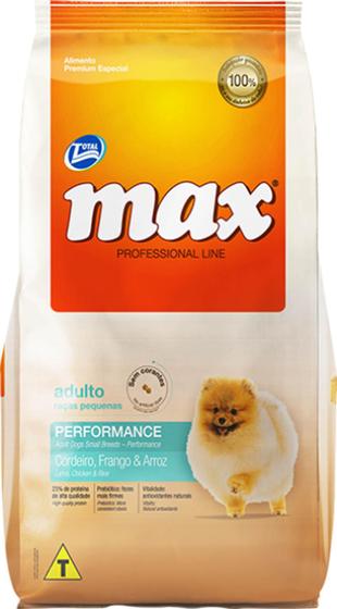 Imagem de Ração Max Professional Line Cães Adultos Raças Pequenas 15Kg