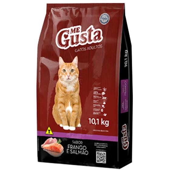 Imagem de Ração Me gusta para gatos adultos frango e salmão 10kg