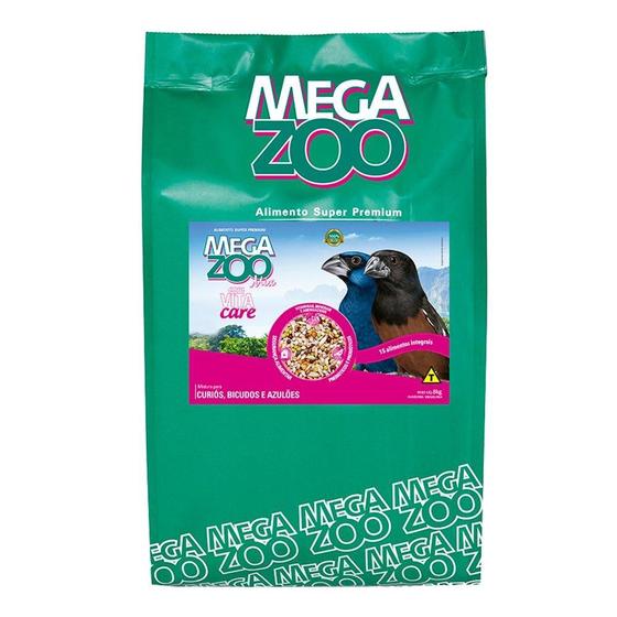 Imagem de Ração Megazoo Mix para Curiós, Bicudos e Azulões - 8  Kg