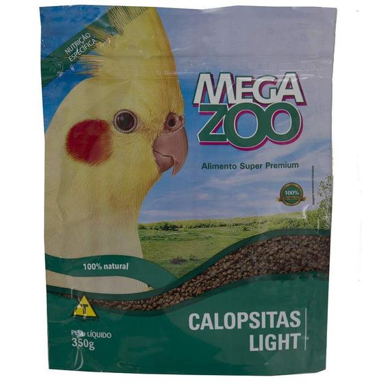 Imagem de Ração Megazoo Para Calopsitas e Periquitos Light - 350g