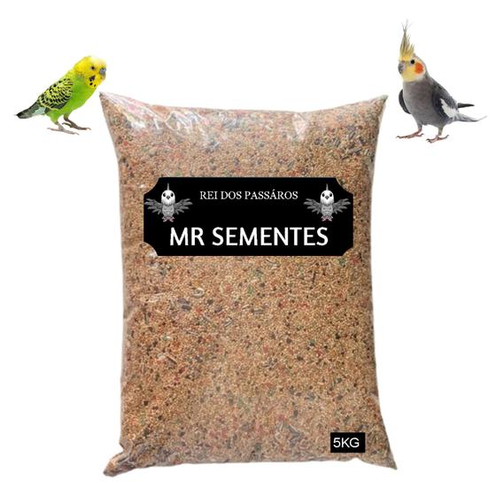 Imagem de Ração Mistura Mix De Calopsita 5Kg Gourmet Com Mel