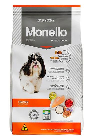 Ração Monello Adulto Raças pequenas Menor preço em Ração Monello Adulto Raças pequenas