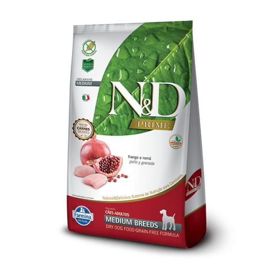 Ração N&D Prime Cães Adultos Frango Raças Médias - 10,1Kg Menor preço em Ração N&D Prime Cães Adultos Frango Raças Médias - 10,1Kg