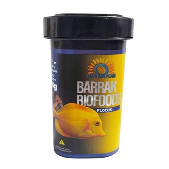 Imagem de Ração Nutricon Barrak Biofoods Flocos 12g Para Peixe Marinho