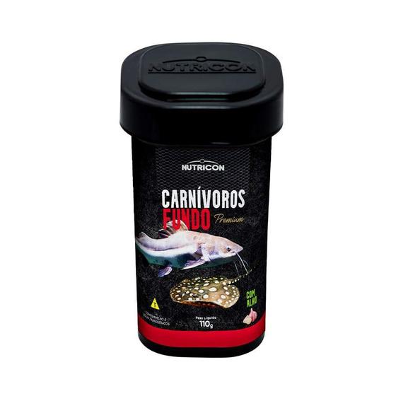 Imagem de Ração Nutricon Carnivoros Fundo para Peixes - 110g