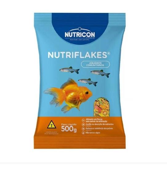 Imagem de Ração Nutricon Nutriflakes Aquários Comunitários 500G