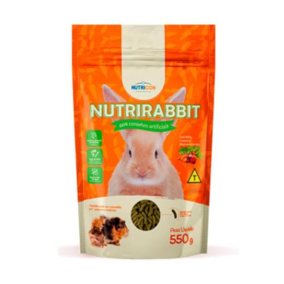 Imagem de Ração Nutricon Para Mini Coelho Nutrirabbit 550 Gr