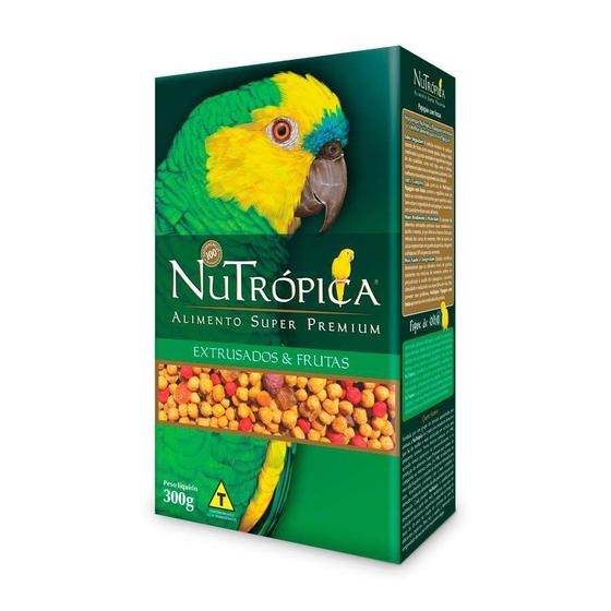 Imagem de Ração Nutrópica para Papagaio Sabor Frutas - 300g