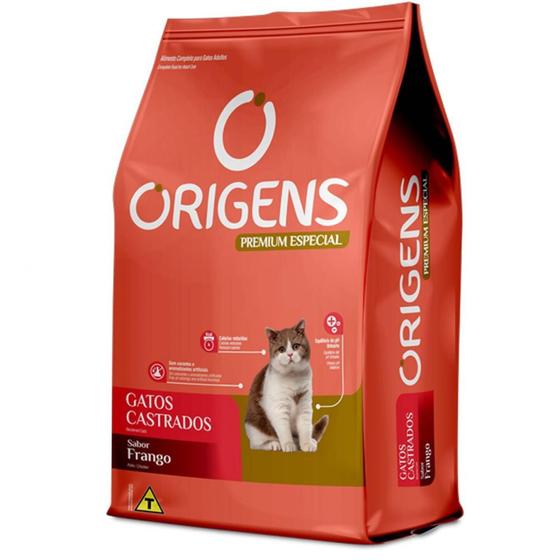 Imagem de Ração Origens Para Gatos Castrados Sabor Frango 3 Kg