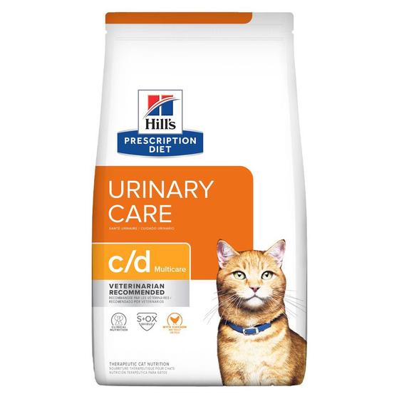 Imagem de Ração P/ Gatos Adultos C/D Multicare Cuidado Urinário 1,8kg