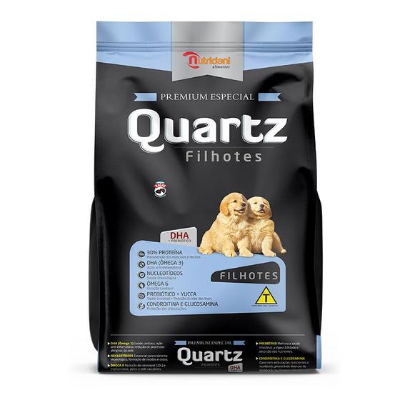 Imagem de Ração Para Cachorro Filhote Premium Especial Quartz 8kg