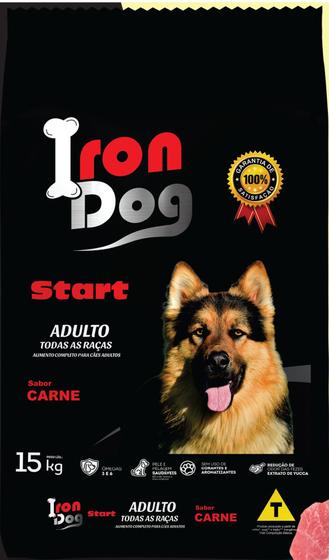 Ração para cachorro Iron Dog Start15kg Menor preço em Ração para cachorro Iron Dog Start15kg