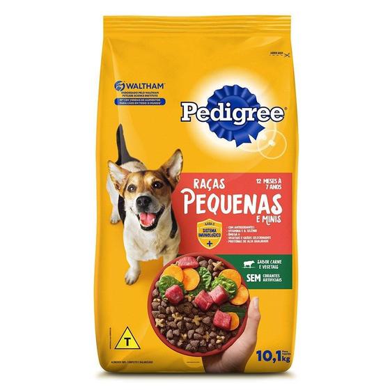 Imagem de Ração para Cachorro Pedigree Raças Pequenas 10,1Kg