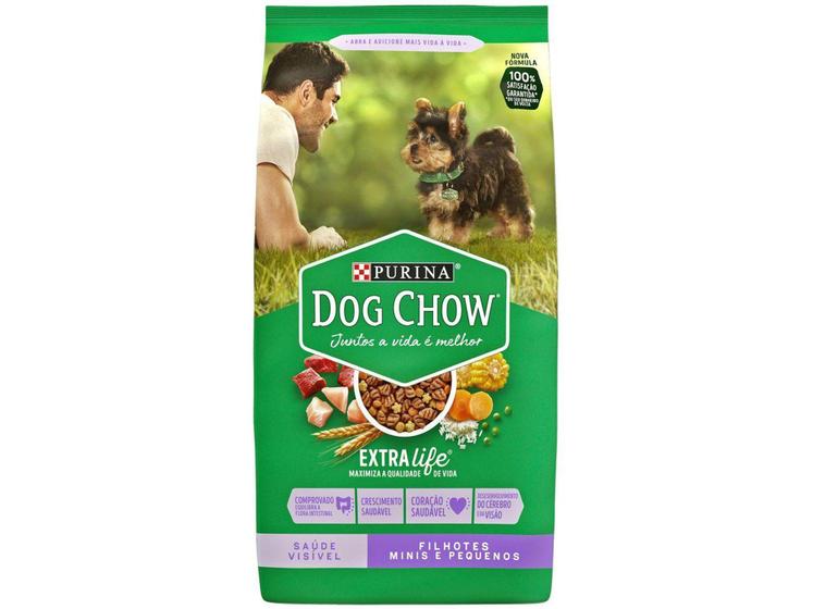 Imagem de Ração para Cachorro Premium Dog Chow ExtraLife - Saúde Visível Filhote 1kg