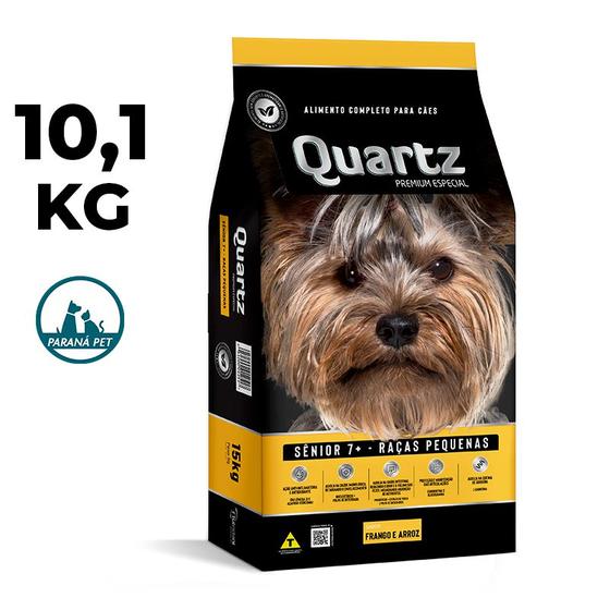 Ração Para Cachorro Premium Especial Quartz Sênior 7+ Raças Pequenas 10,1kg é boa?