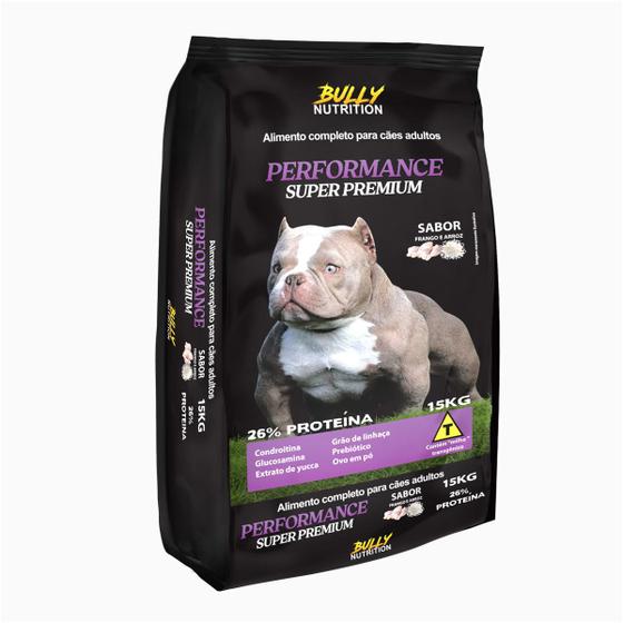 Ração Para Cachorros 15 Kg Super Premium Performance Todas as Raças Bully Nutrition Menor preço em Ração Para Cachorros 15 Kg Super Premium Performance Todas as Raças Bully Nutrition