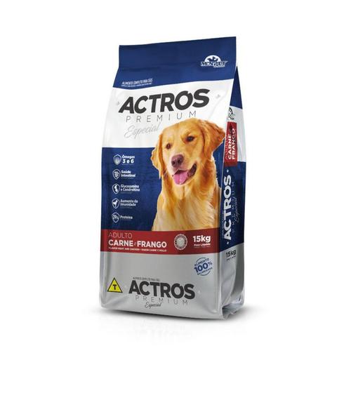 Ração para cães Actros Adultos Carne e Frango Premium Especial 15kg é ruim? Ração para cães Actros Adultos Carne e Frango Premium Especial 15kg é boa?