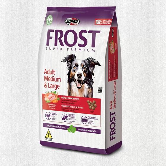 Imagem de Ração para Cães Adultos Frost Adult Medium & Large SC 15KG