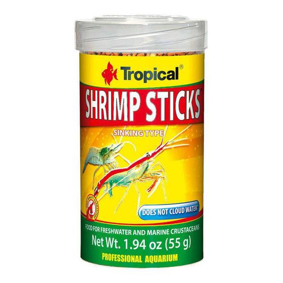 Imagem de Ração Para Camarões Tropical Shrimp Sticks 55G