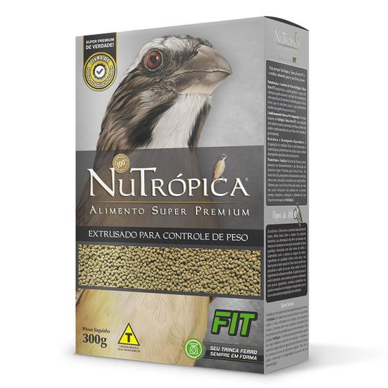 Imagem de Ração para Emagrecer Trinca Ferro 300g Nutrópica FIT Light Pixarro Extrusada Super Premium