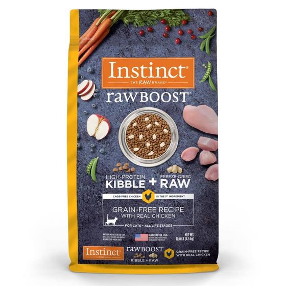 Imagem de Ração para Gatos Instinct Raw Boost Sem Grãos com Frango - 4,54 kg