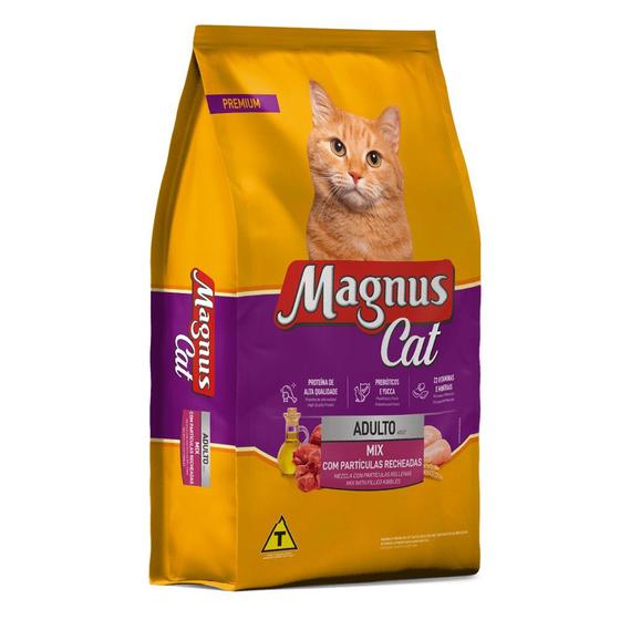 Ração para Gatos Magnus Cat Mix Sabores Com Nuggets 10 Kg Menor preço em Ração para Gatos Magnus Cat Mix Sabores Com Nuggets 10 Kg