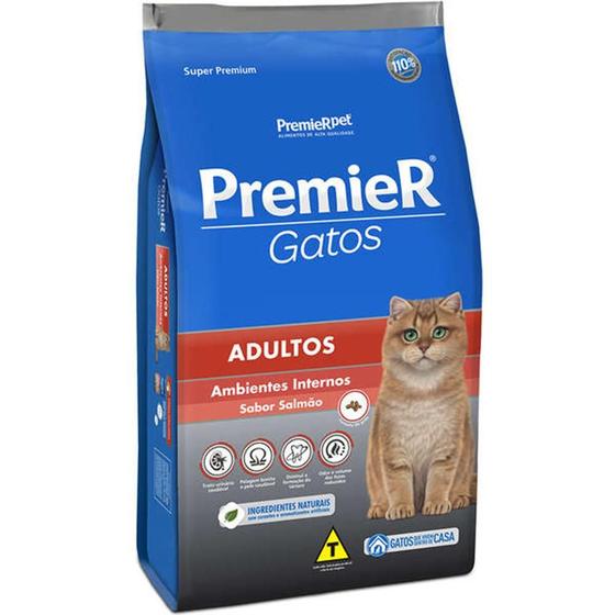 Imagem de Ração Para Gatos Premier Adulto Salmão 500G