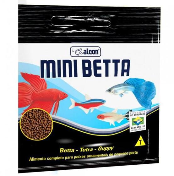 Imagem de Ração Para Peixe Mini Betta Alcon 4g  Beta Pequeno