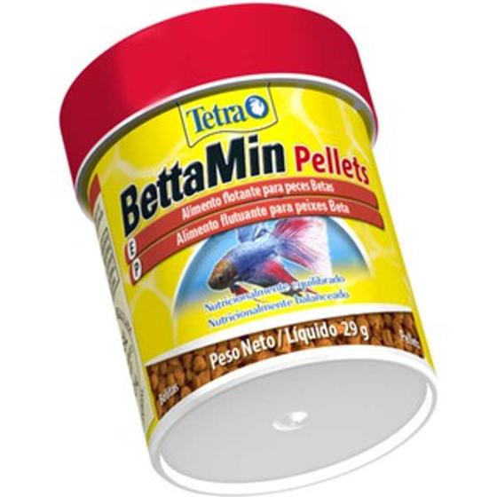 Imagem de Ração Para Peixe Tetra Betta Min Pellets 66ml 29g