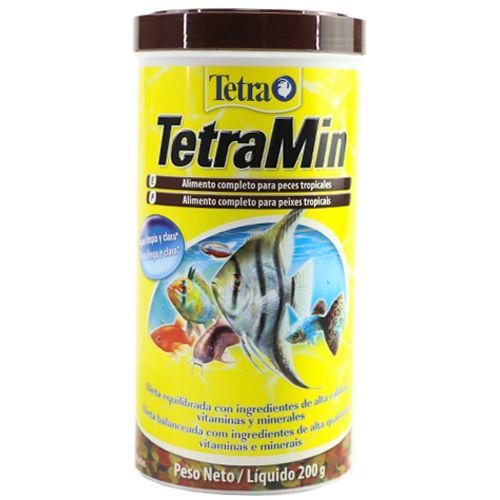 Imagem de Ração Para Peixe Tetra Min Flakes 1l 200g