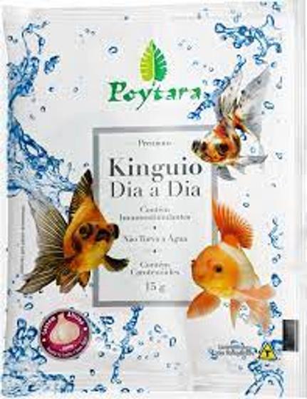 Imagem de Ração Para Peixes Kinguio Dia A Dia 15g Sache Poytara