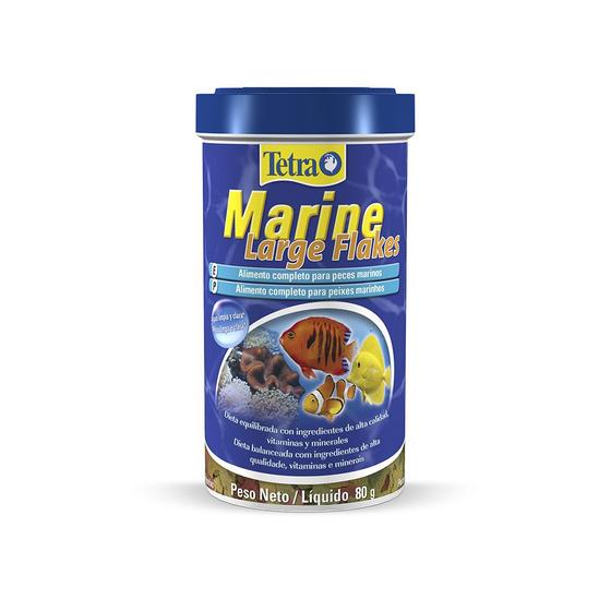 Imagem de Ração Para Peixes Tetra Marine Large Flakes 500ml / 80g