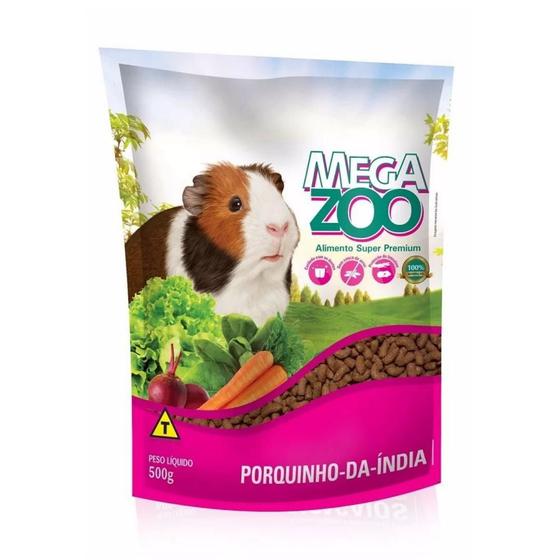 Imagem de Ração Para Porquinho da Índia Adulto 500g -  Megazoo