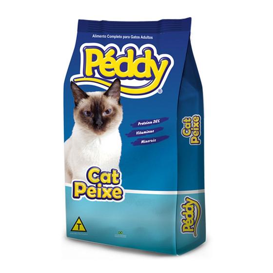 Peddy Ração Péddy Cat Peixe para Gatos Adultos 25kg - Ração Seca para Gato ...