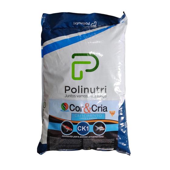 Imagem de Ração Poli-Nutri Ck1 Crescimento Para Carpa E Kinguio 10Kg