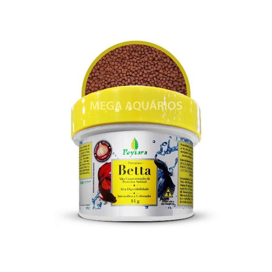 Imagem de Ração Poytara Betta - Alimento para Peixes Betta - 14g